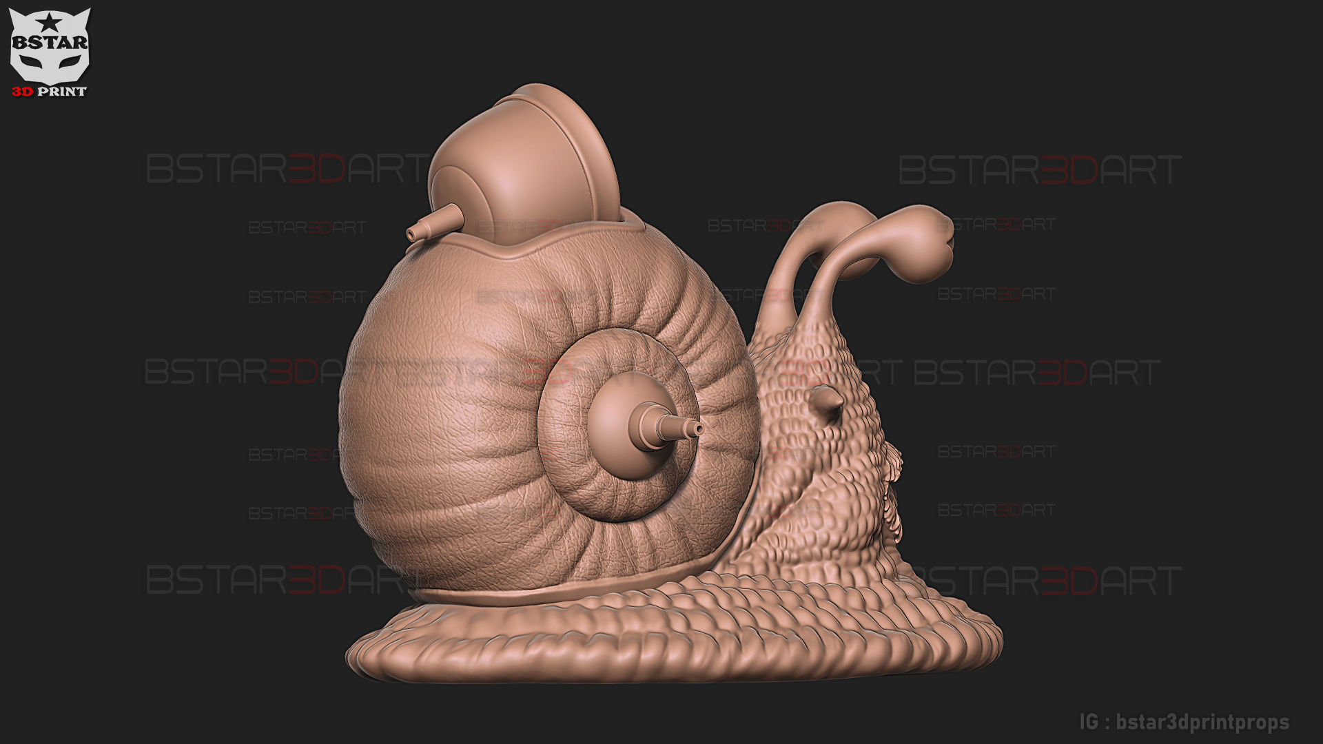 One Piece LA - Den Den Mushi - Transponder Snail High Quality 3D print model_30