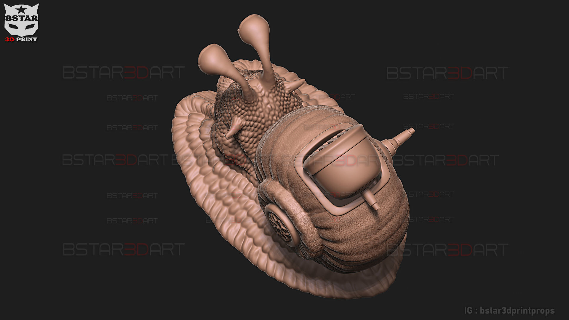One Piece LA - Den Den Mushi - Transponder Snail High Quality 3D print model_34