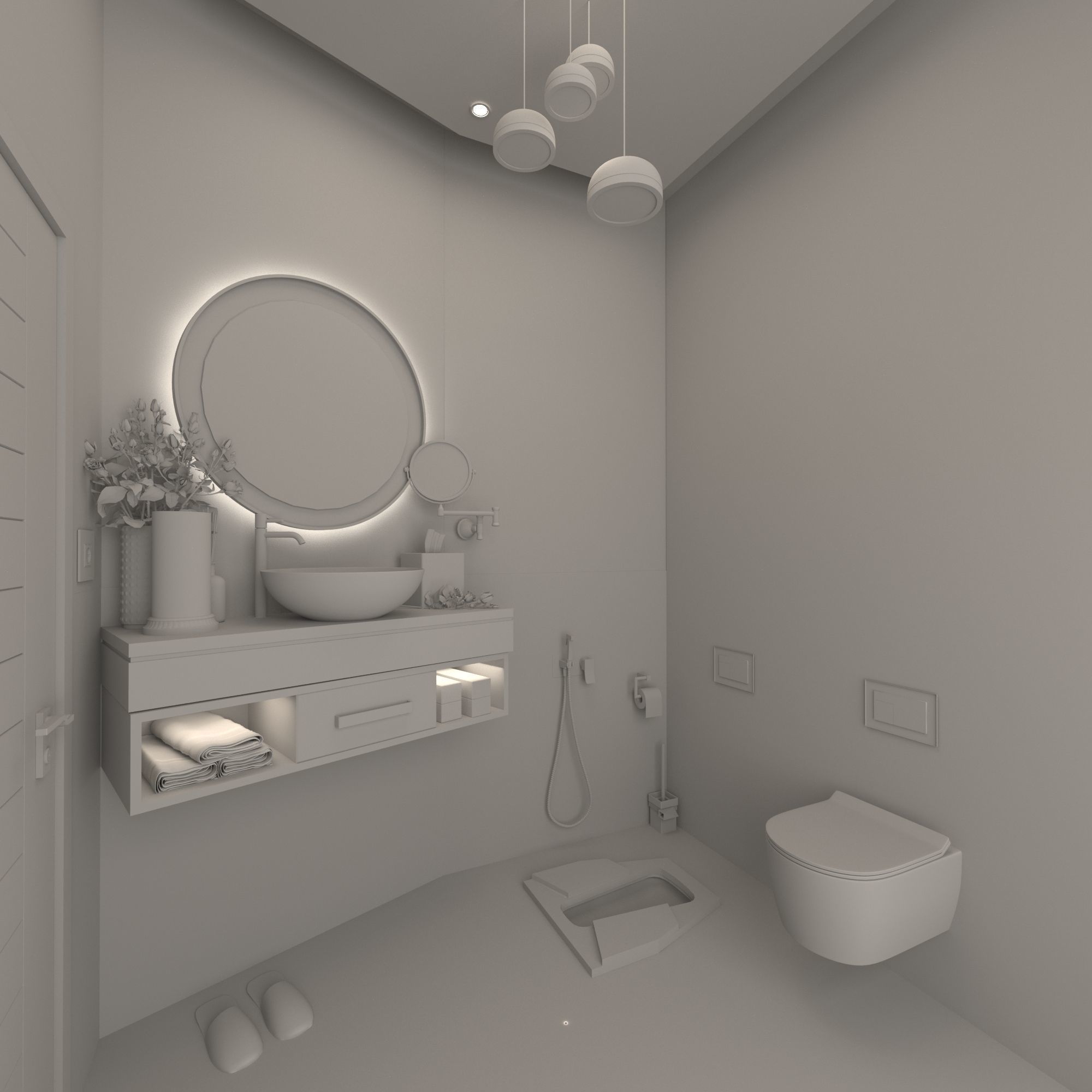 Bathroom 3D model_6