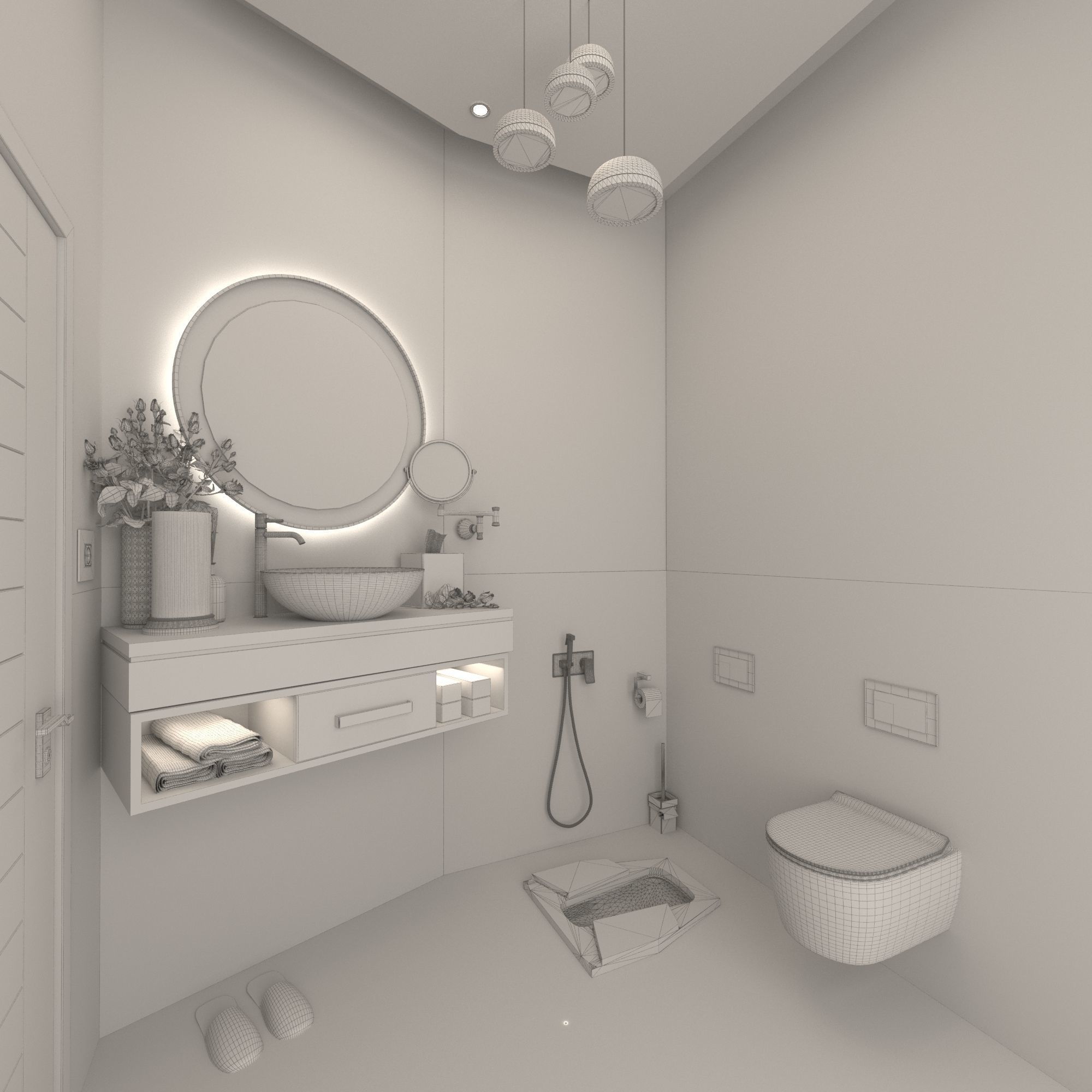 Bathroom 3D model_5