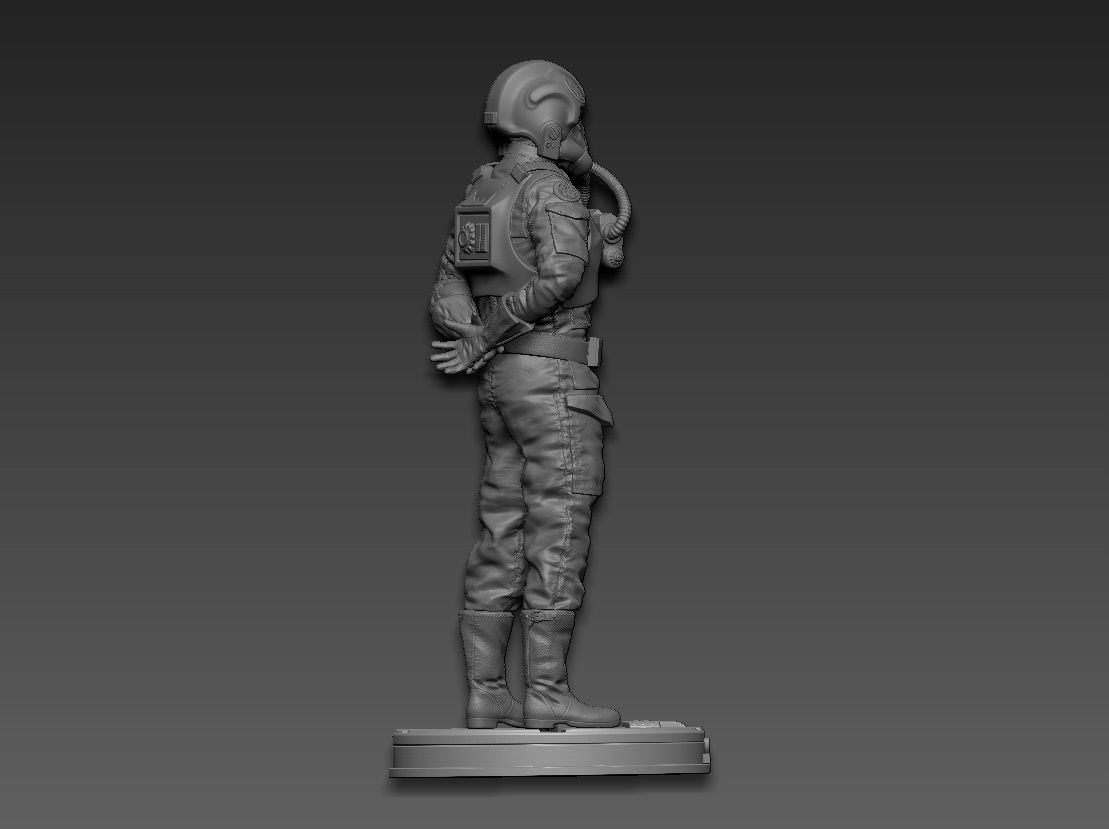 Star Wars TIE Fighter Pilot 3D print model_14