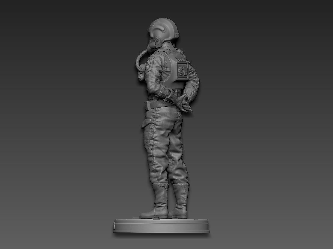 Star Wars TIE Fighter Pilot 3D print model_9