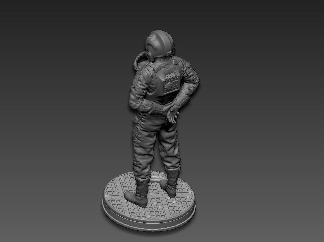 Star Wars TIE Fighter Pilot 3D print model_24