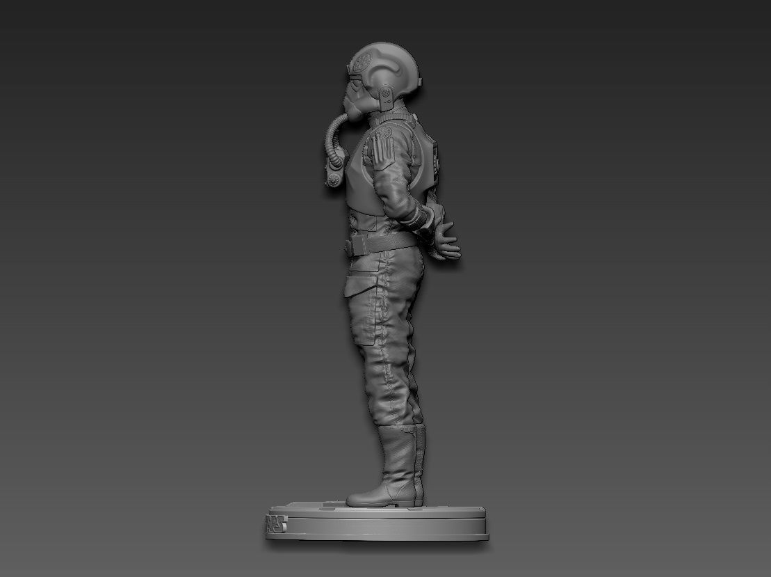 Star Wars TIE Fighter Pilot 3D print model_8