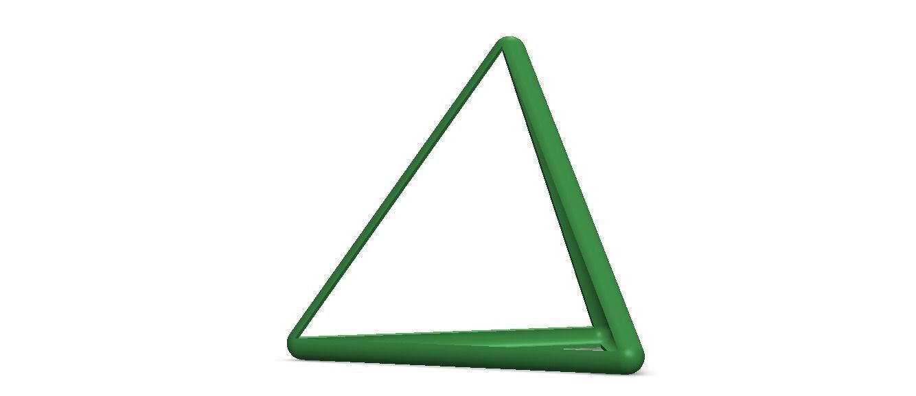 Wireframe Tetrahedron 3D print model_41