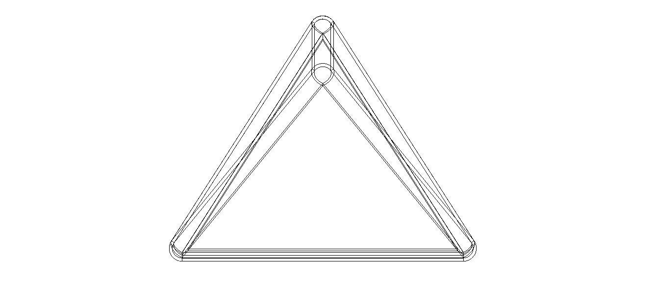 Wireframe Tetrahedron 3D print model_20