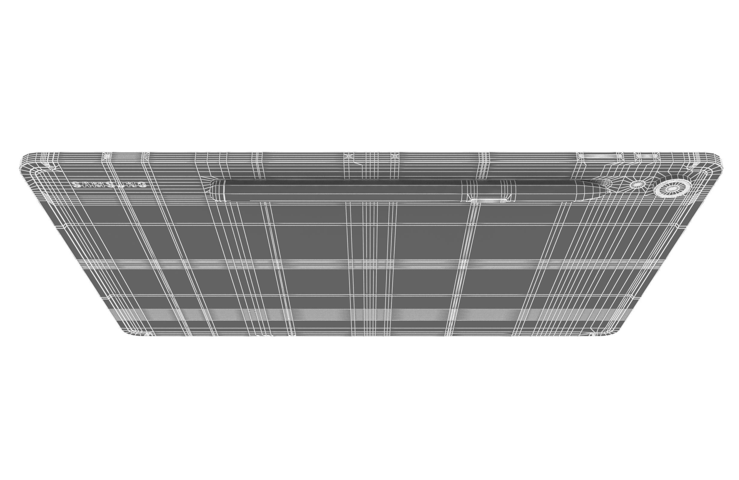 Samsung Galaxy Tab S9 White Low-poly 3D model_24