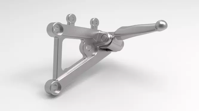 APRILIA RSV1000 PEDANA POGGIAPIEDI CNC 3D print model_0