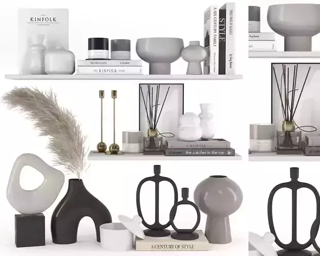 Decorative set 15 - H and M decor set