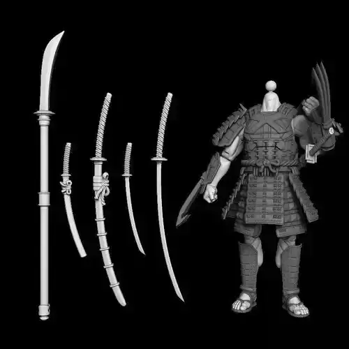 SAMURAI ARMOR 3D model