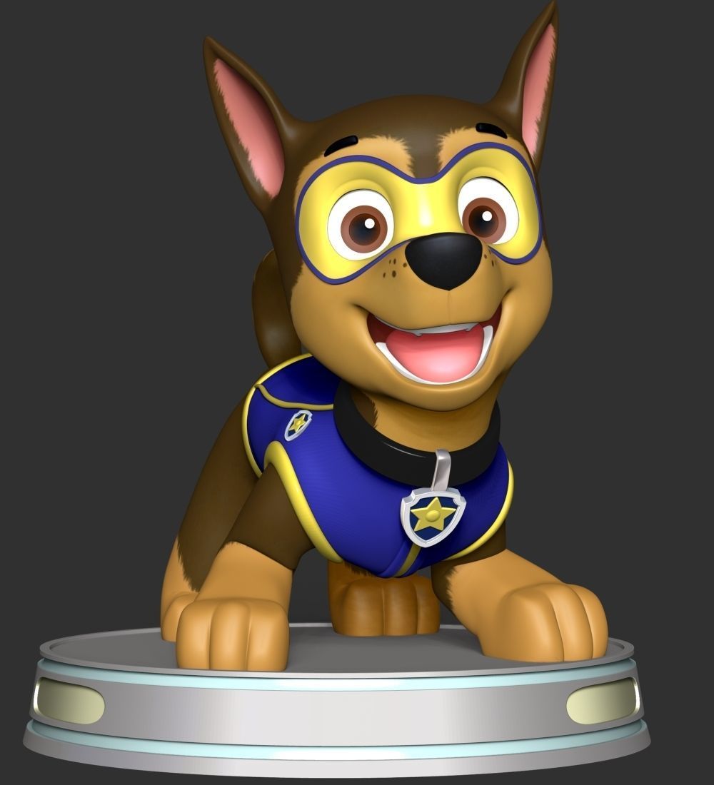 Chase With Free Time  3D print model_1