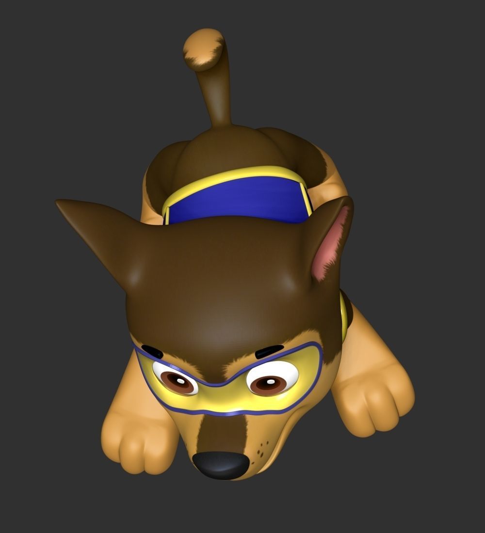 Chase With Free Time  3D print model_5