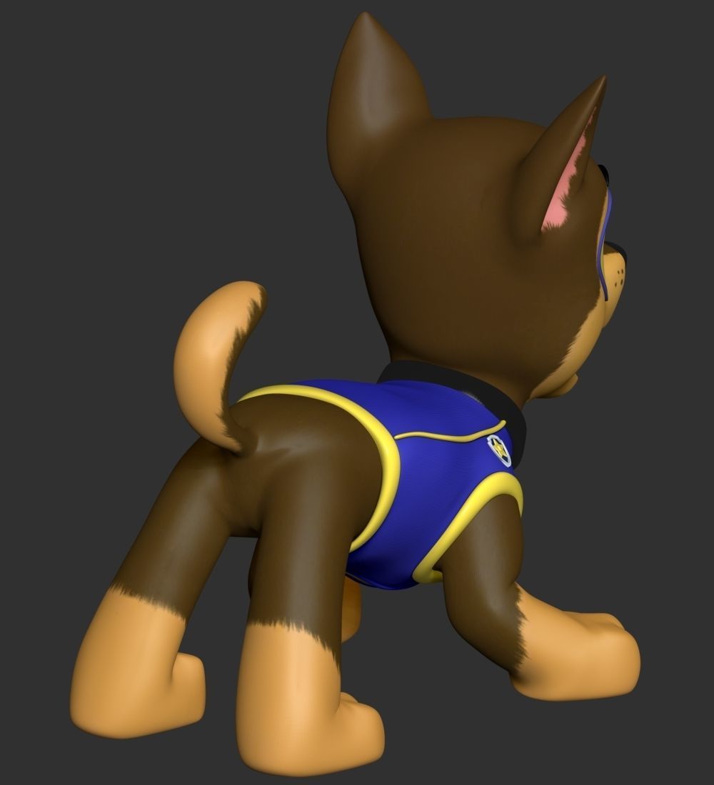 Chase With Free Time  3D print model_8