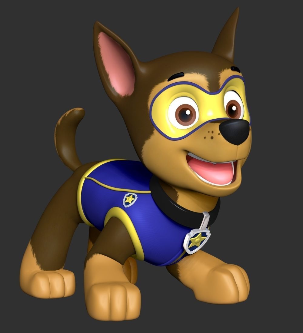 Chase With Free Time  3D print model_3