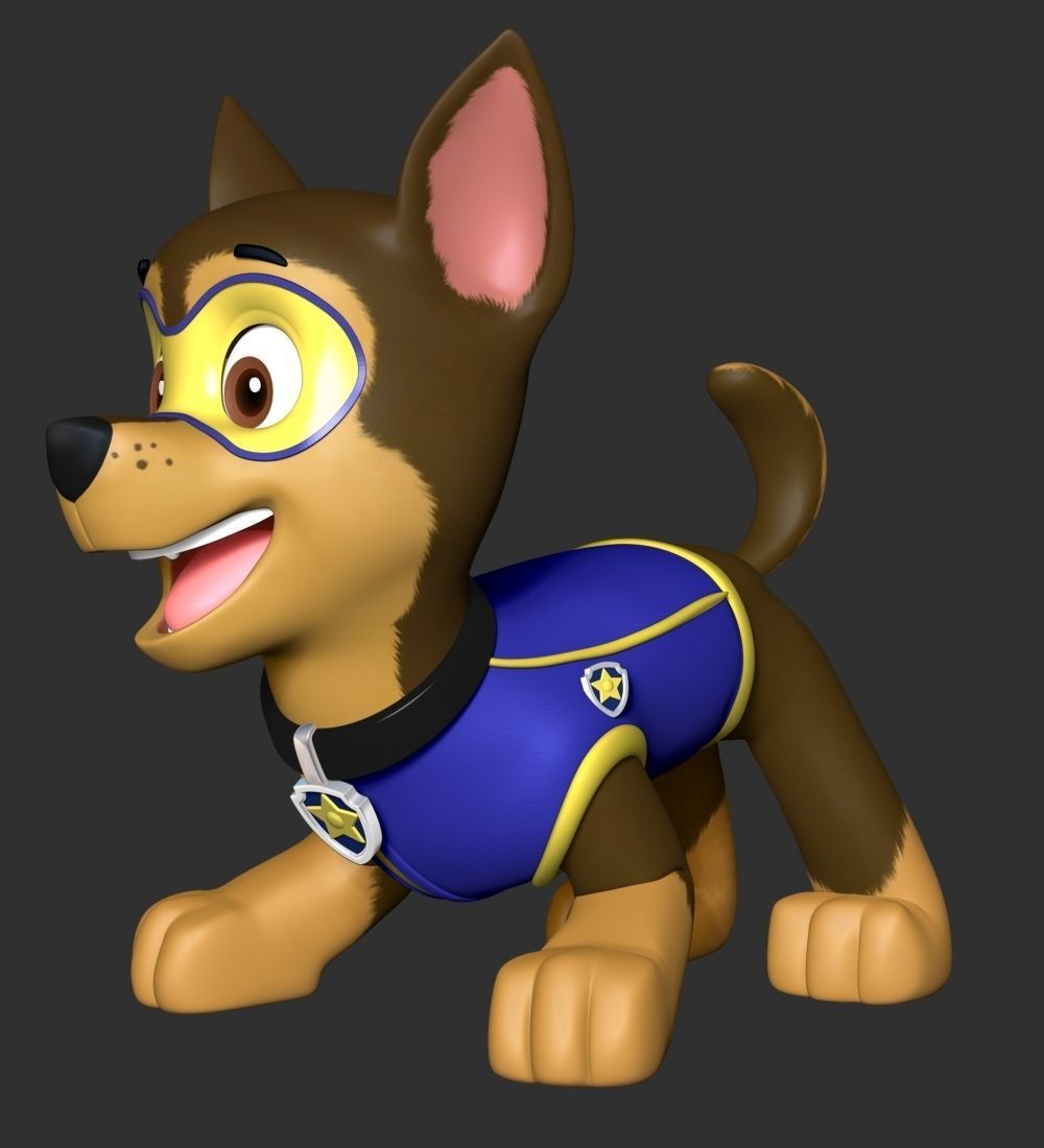 Chase With Free Time  3D print model_6
