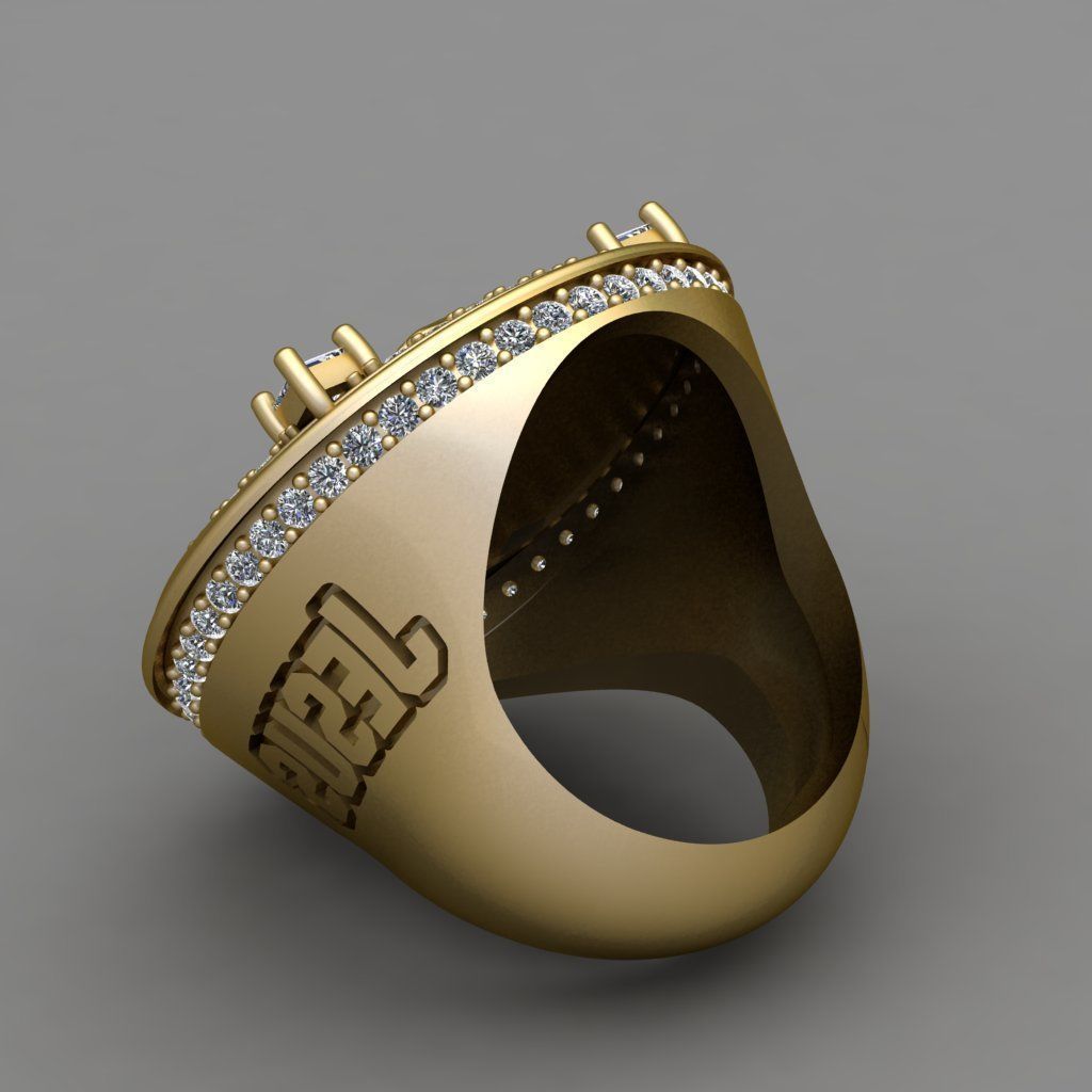Jesus Diamond Ring 3d Print Model 3D print model_6