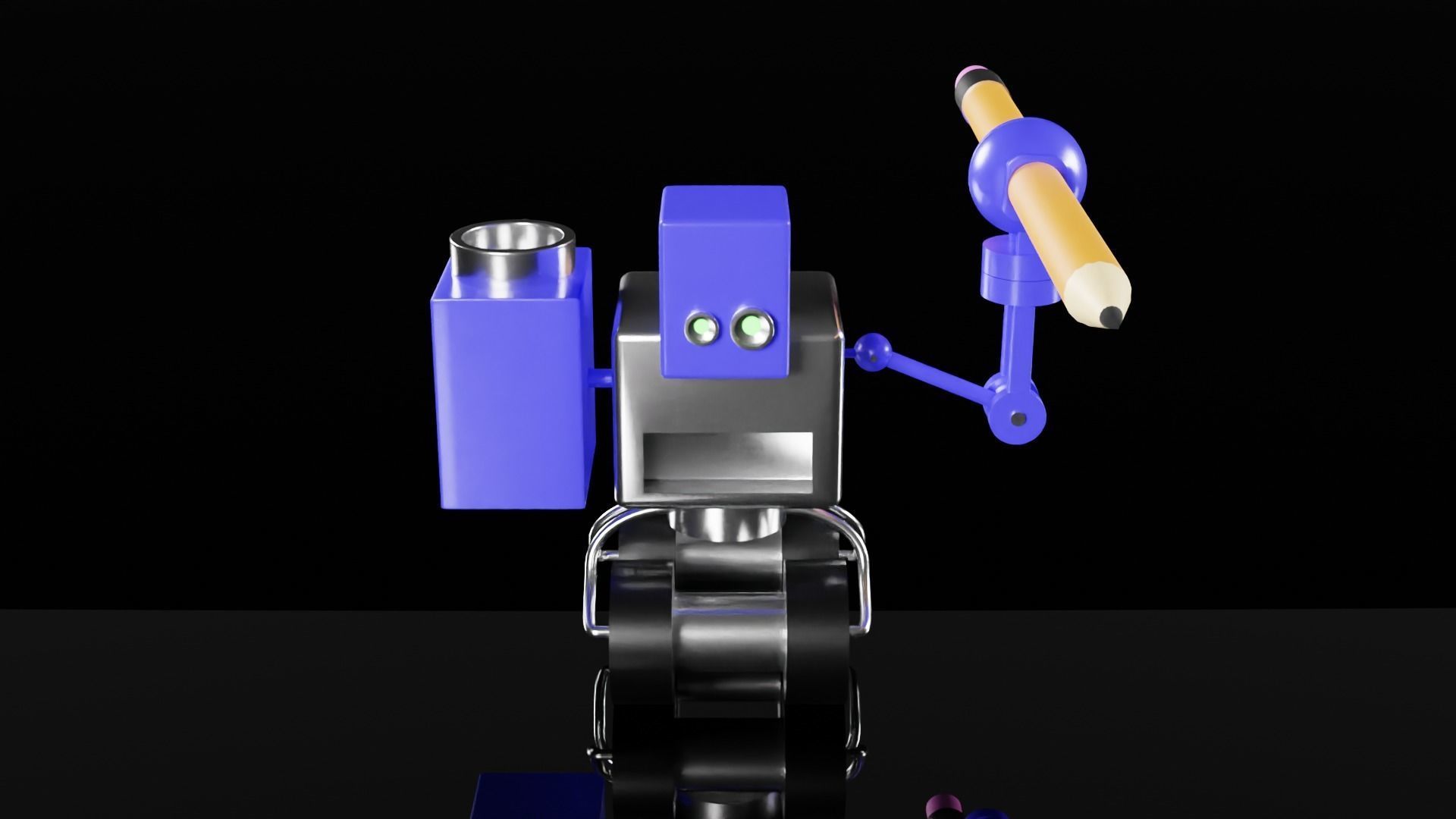 Robot draftsman Set 3D model 3D model_13