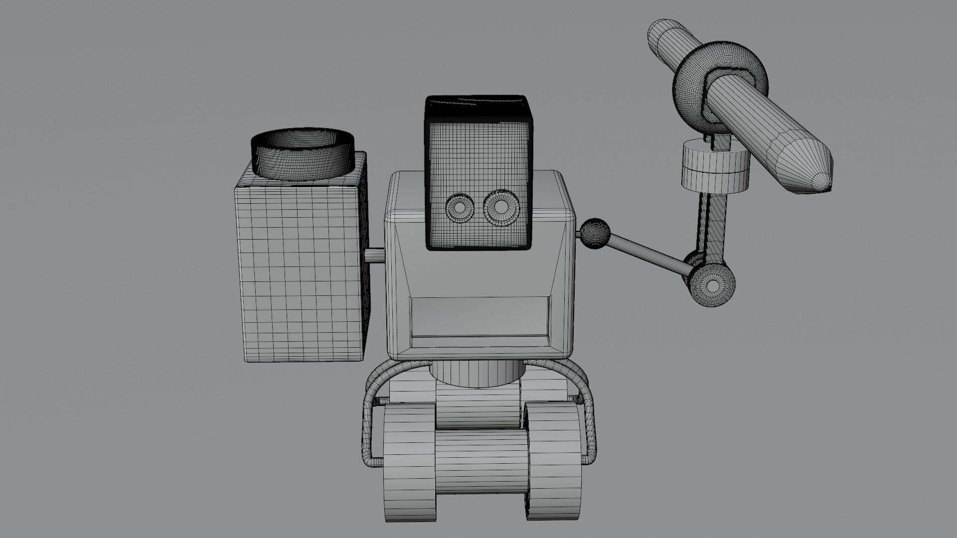 Robot draftsman Set 3D model 3D model_32