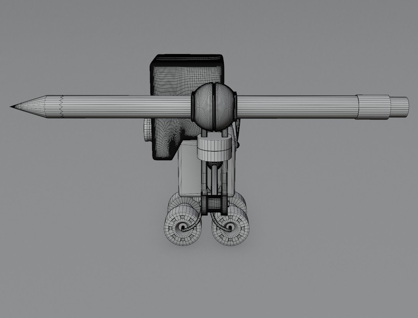 Robot draftsman Set 3D model 3D model_25