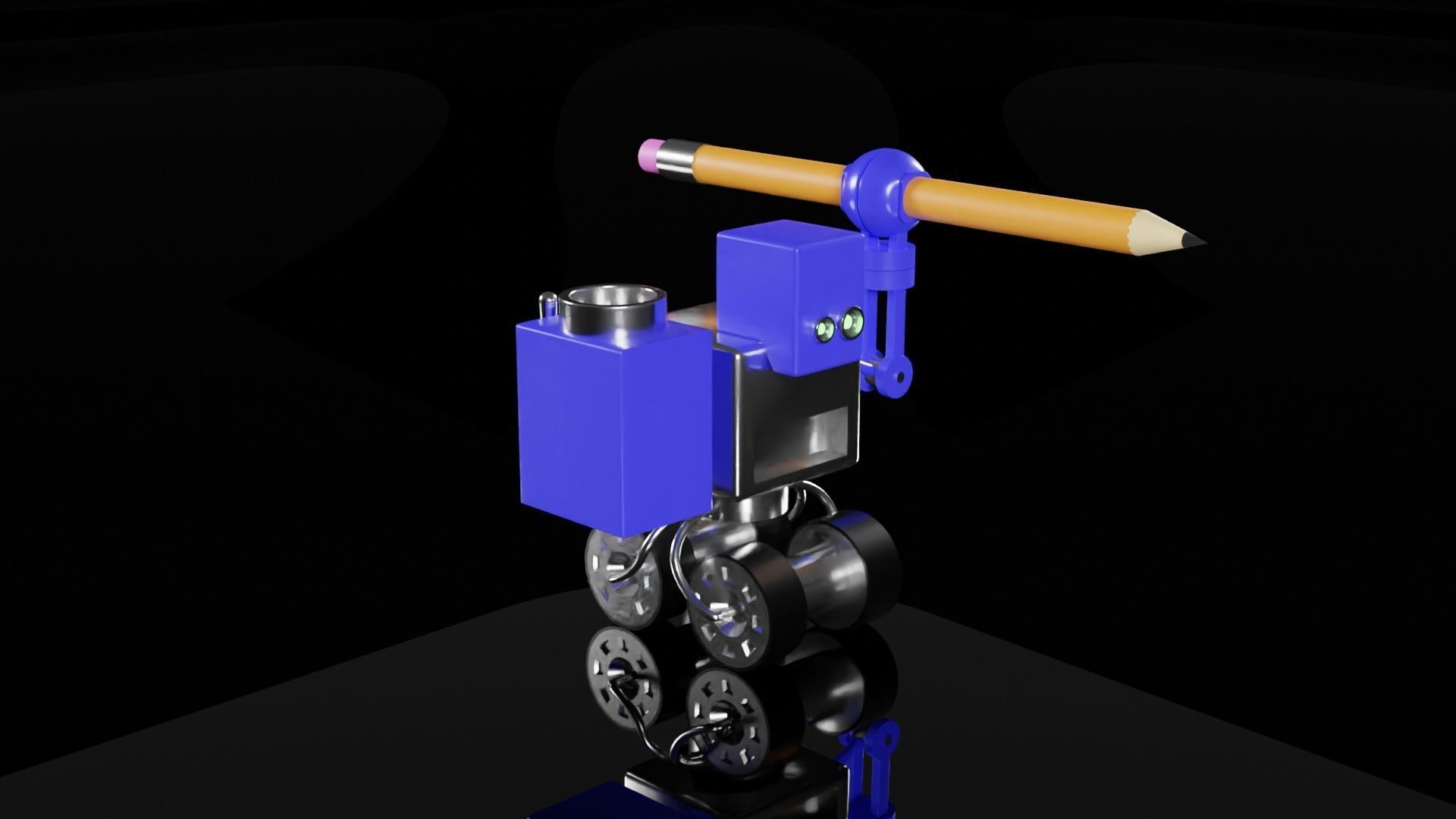 Robot draftsman Set 3D model 3D model_18