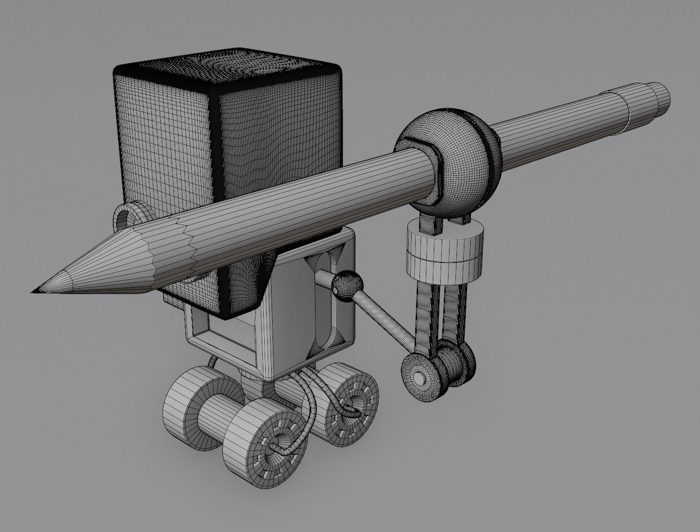 Robot draftsman Set 3D model 3D model_29