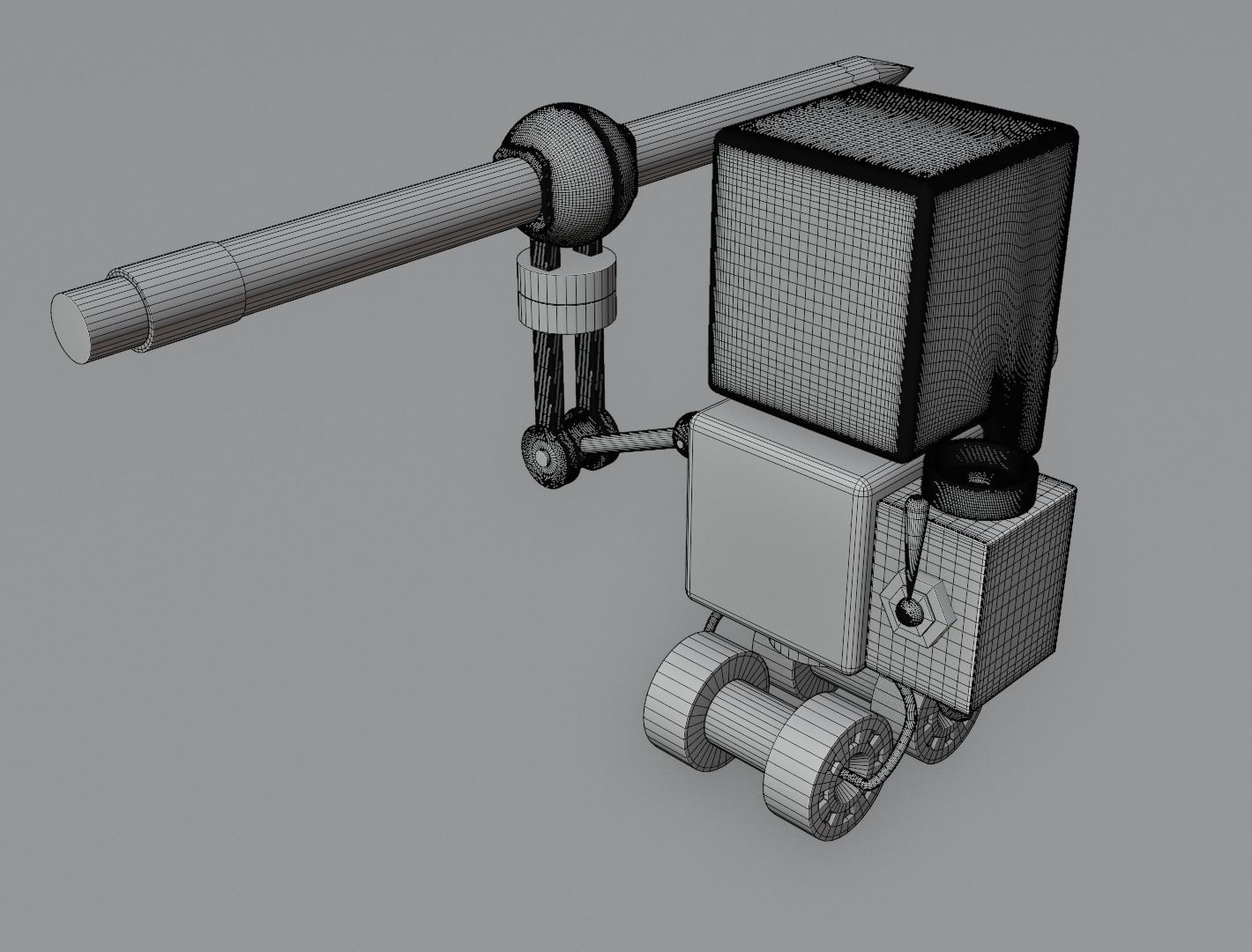 Robot draftsman Set 3D model 3D model_27