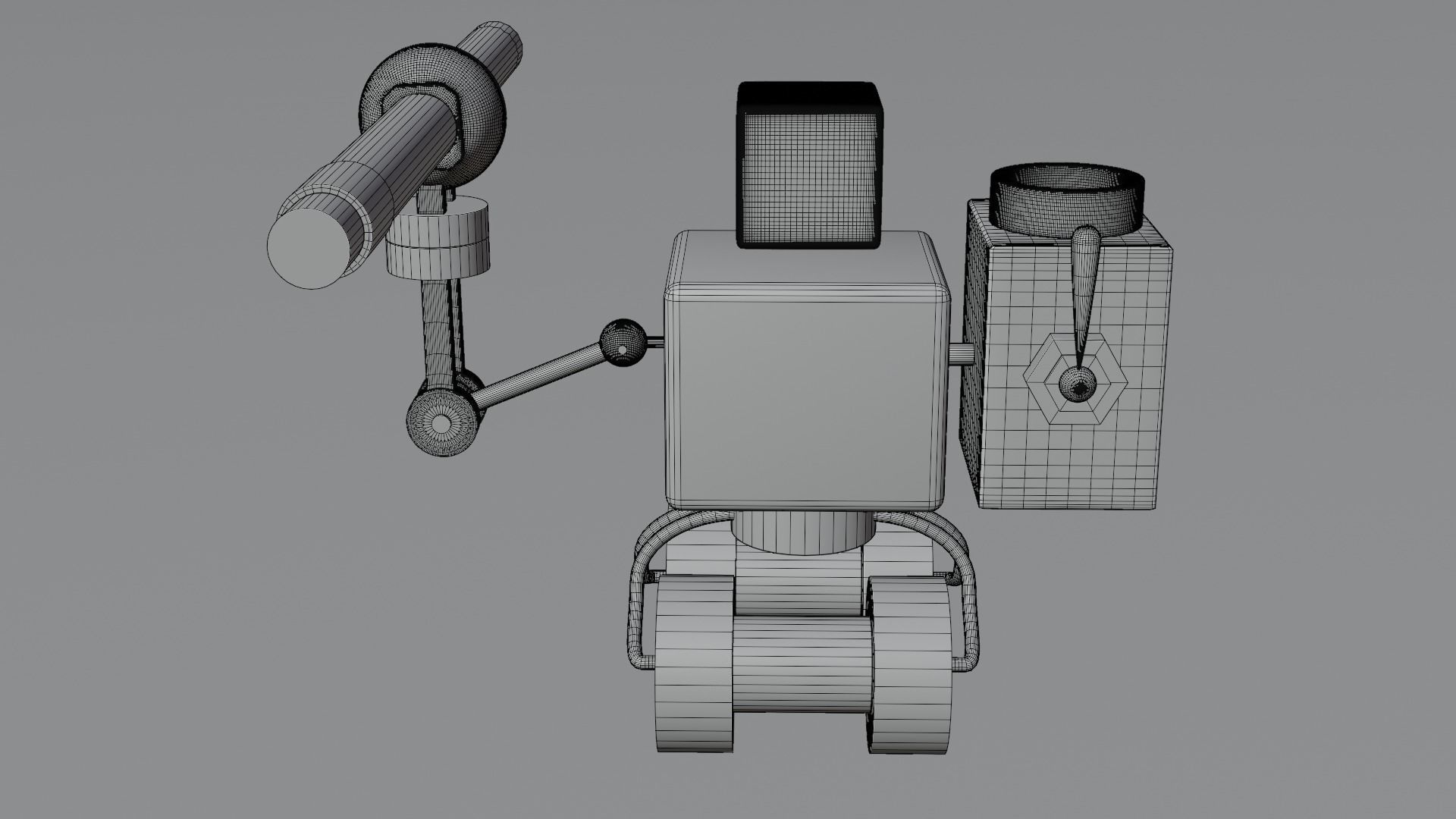 Robot draftsman Set 3D model 3D model_36