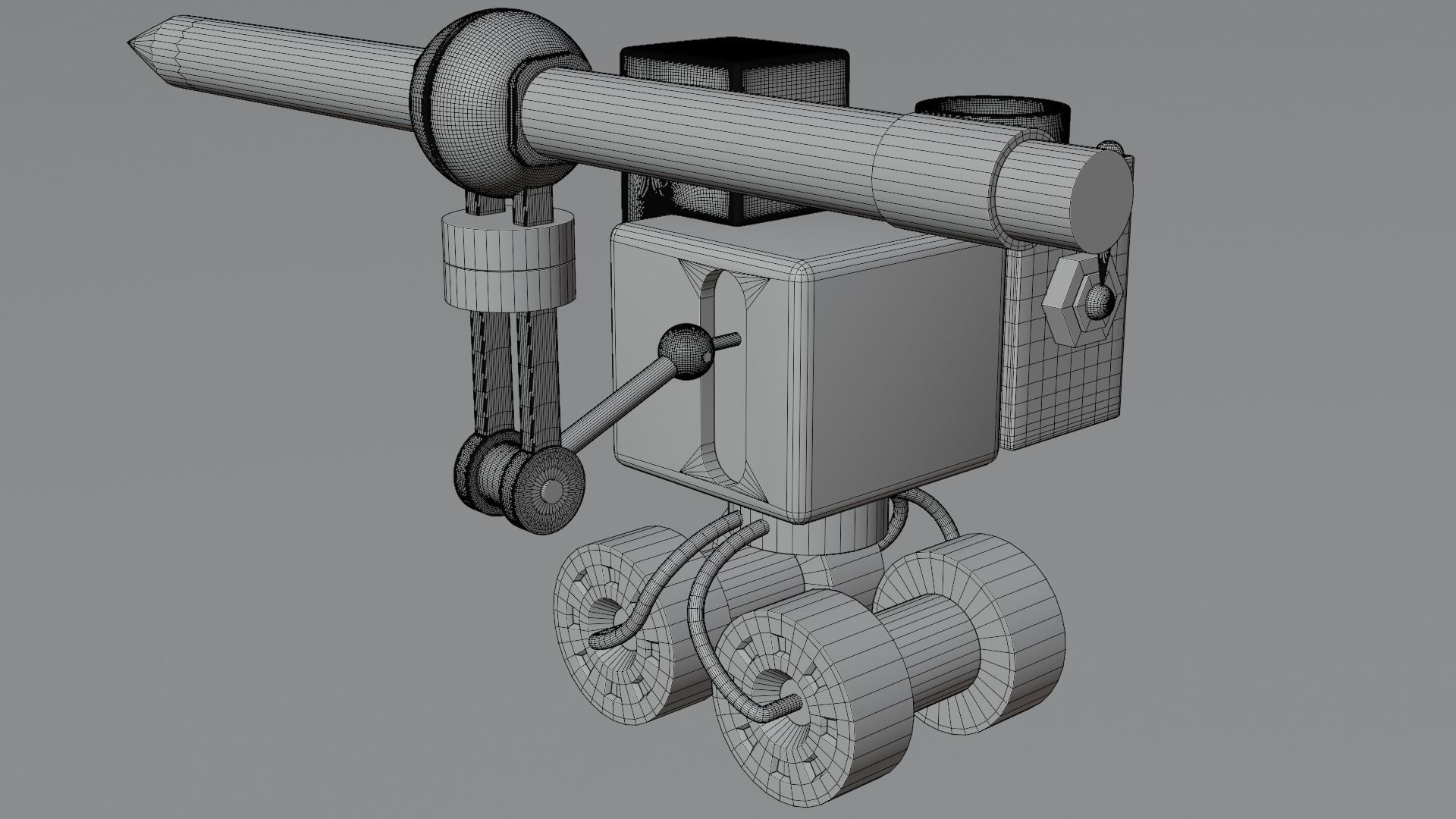 Robot draftsman Set 3D model 3D model_40