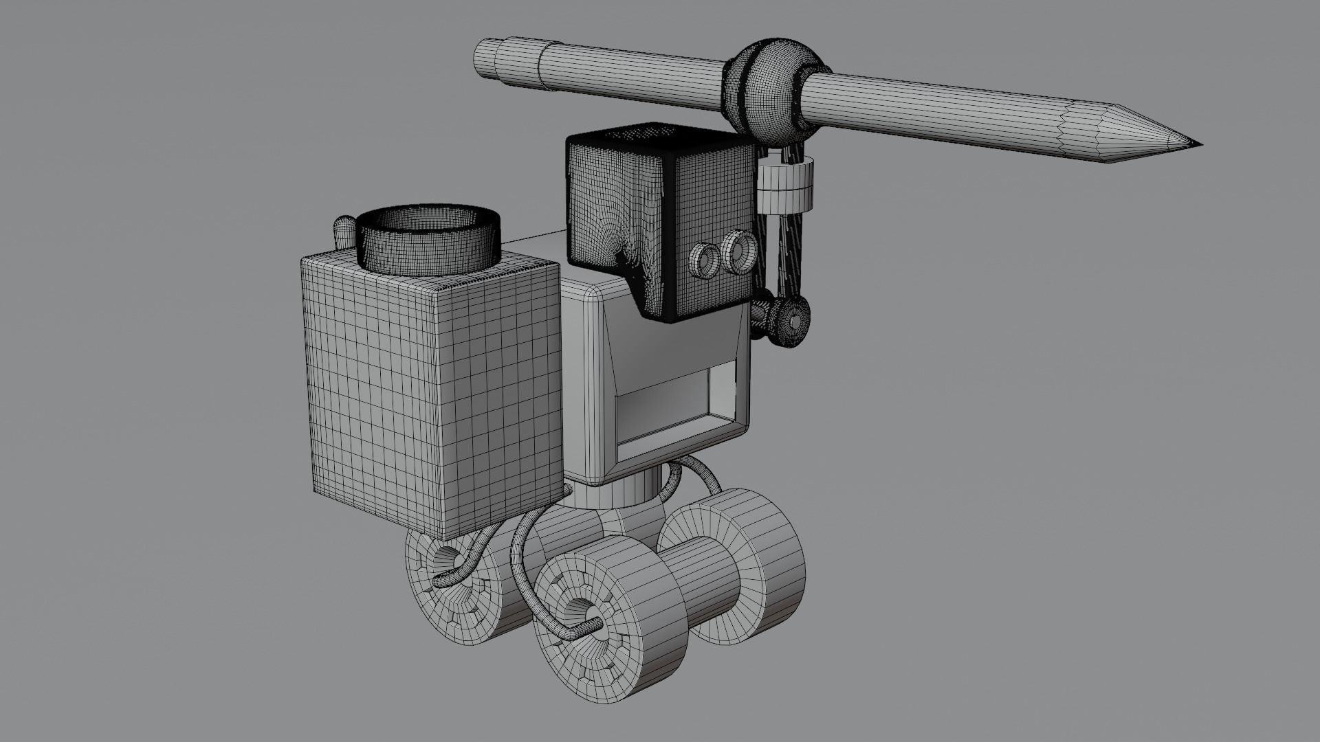 Robot draftsman Set 3D model 3D model_38