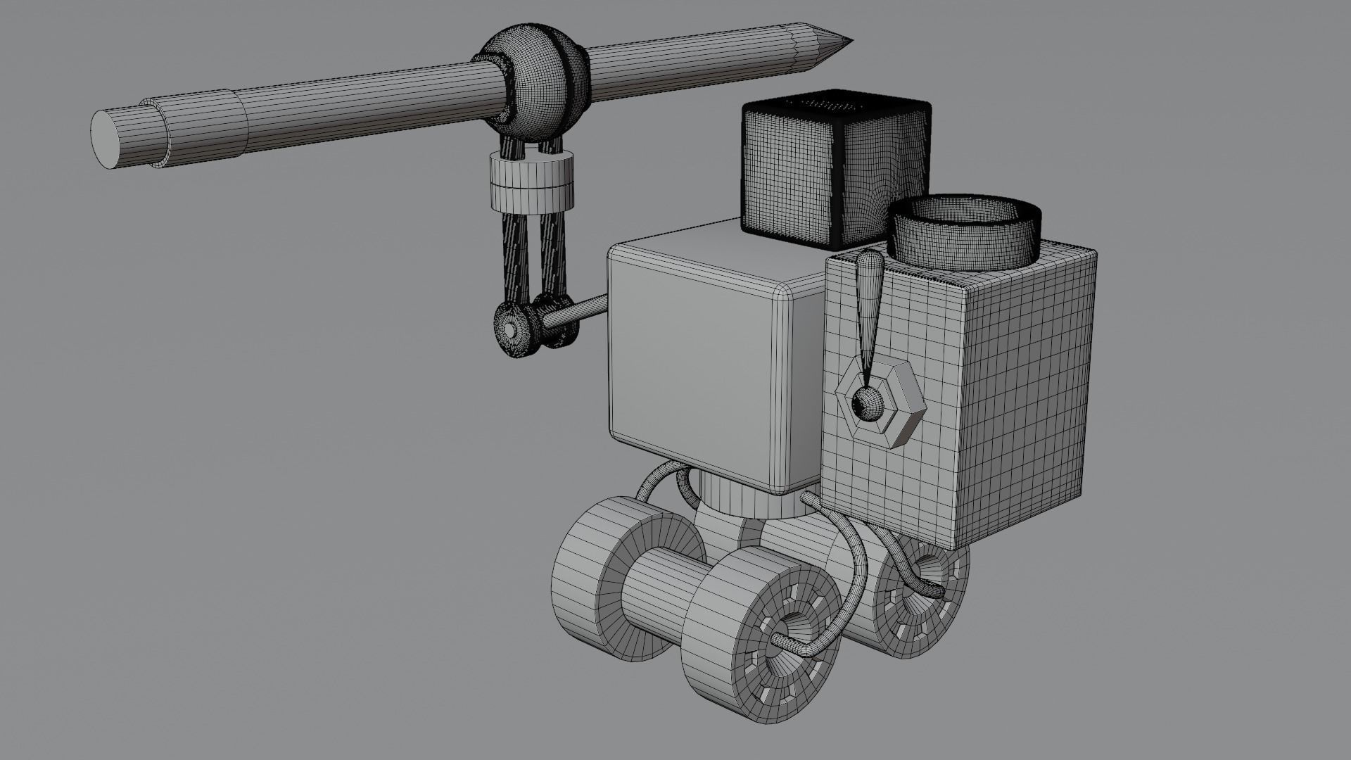 Robot draftsman Set 3D model 3D model_37