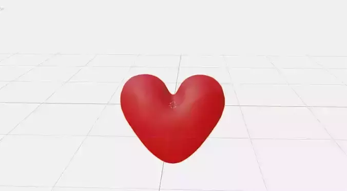 3d modal heart