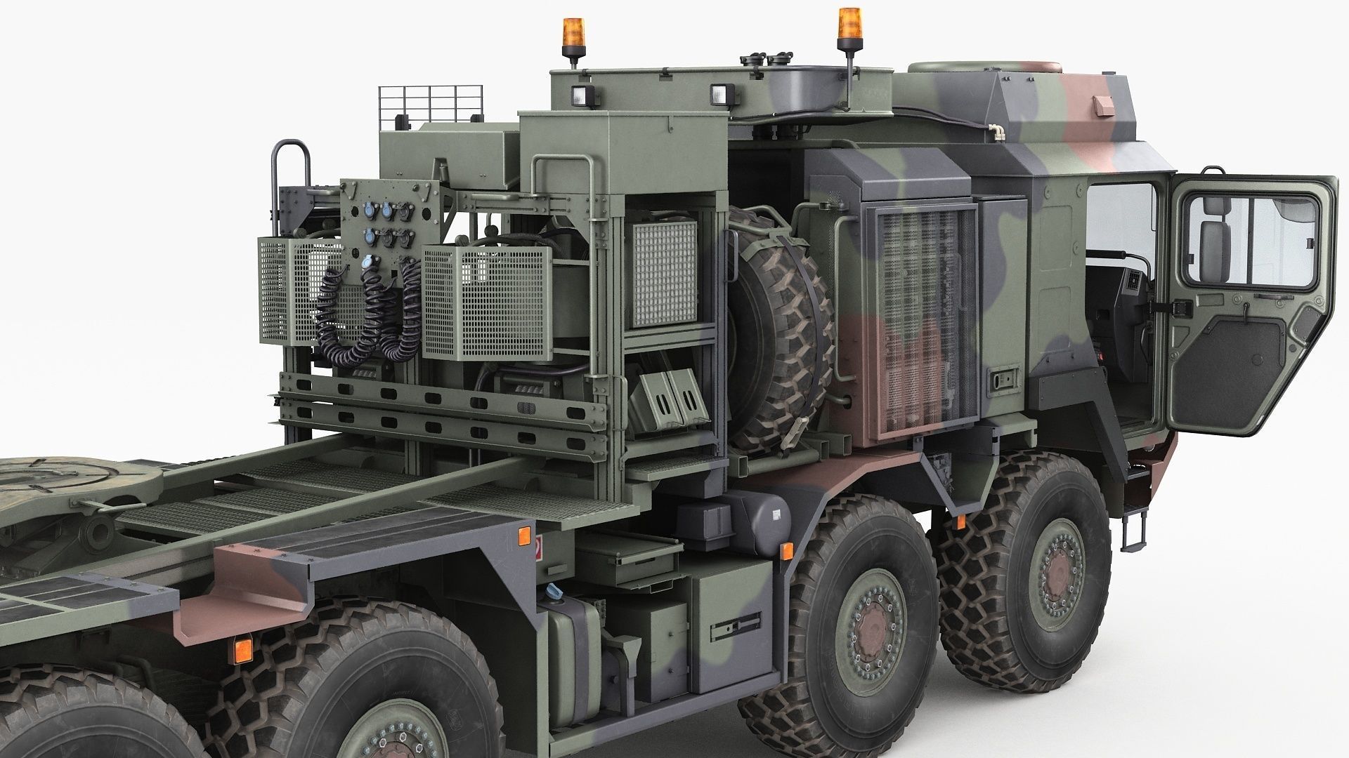 RMMV HX81 Tank transporter 3D model_12
