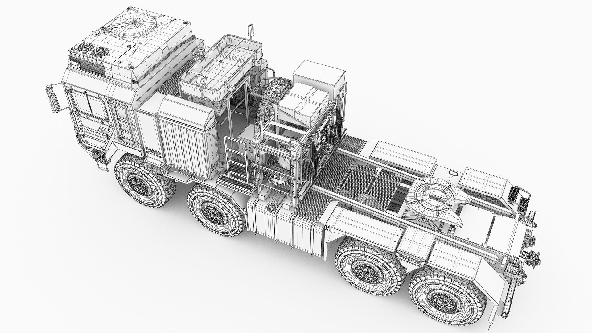 RMMV HX81 Tank transporter 3D model_24