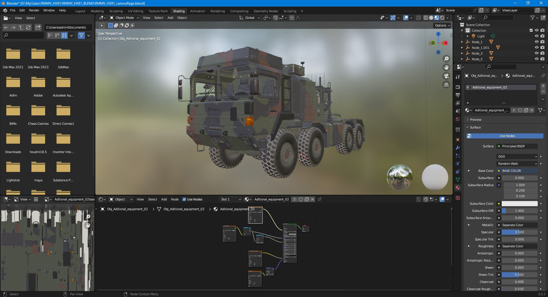 RMMV HX81 Tank transporter 3D model_26