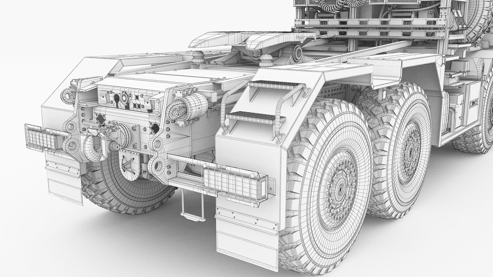 RMMV HX81 Tank transporter 3D model_22