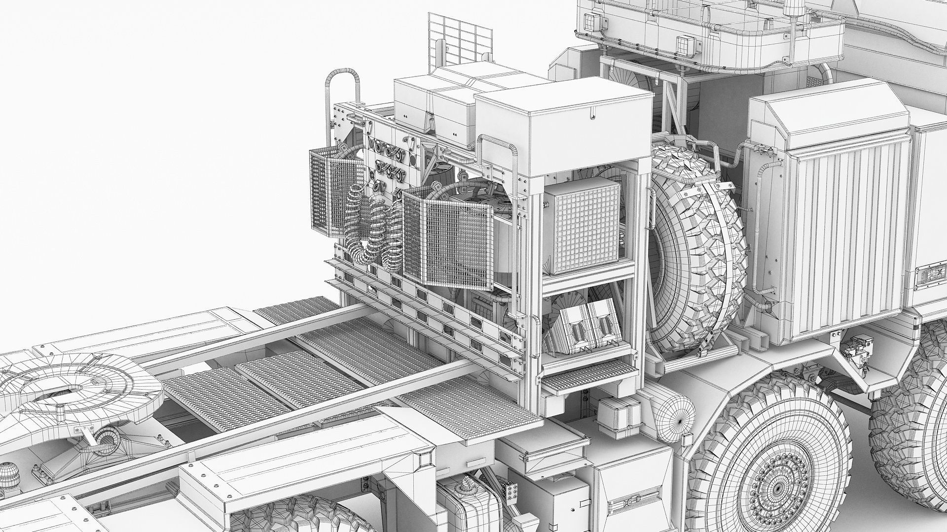 RMMV HX81 Tank transporter 3D model_23