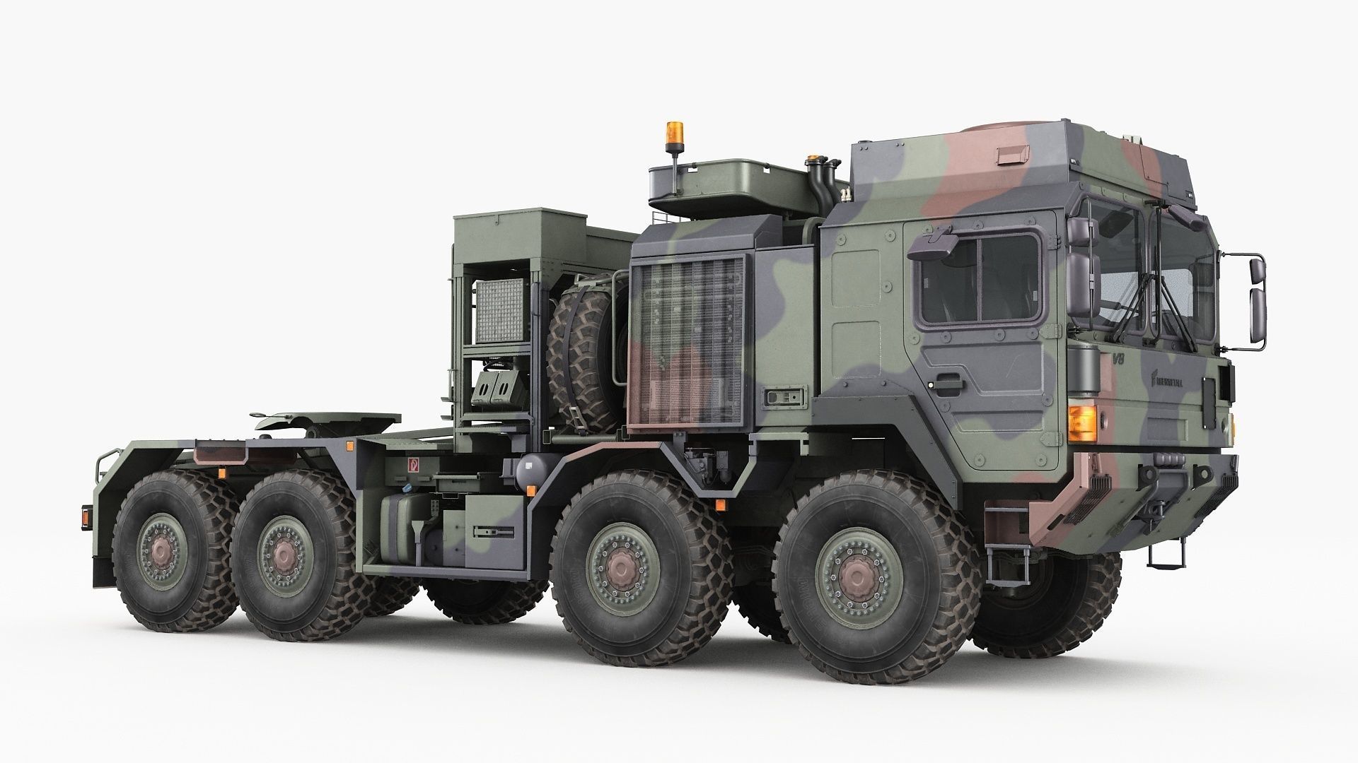 RMMV HX81 Tank transporter 3D model_2