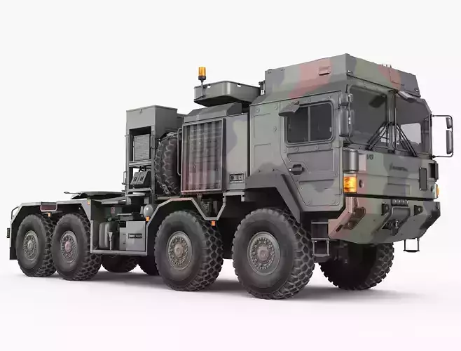 RMMV HX81 Tank transporter 3D model