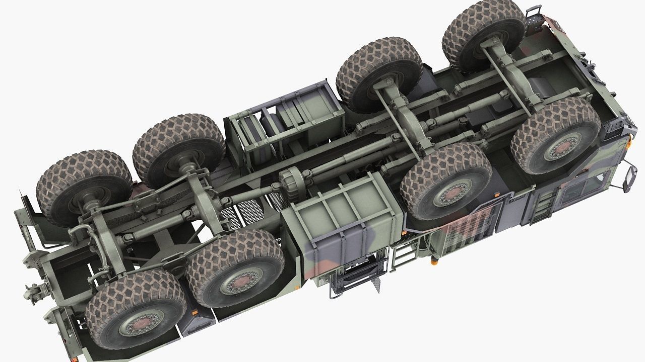 RMMV HX81 Tank transporter 3D model_13