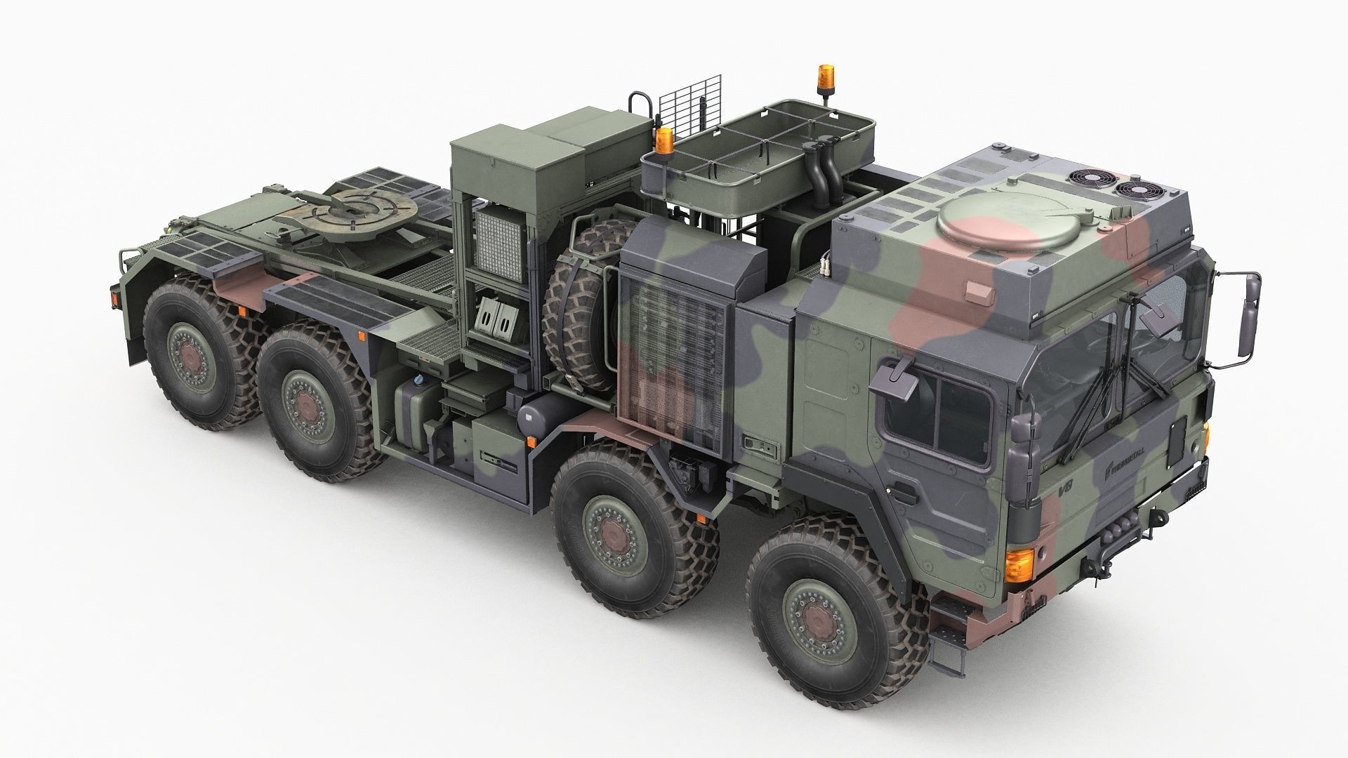 RMMV HX81 Tank transporter 3D model_11