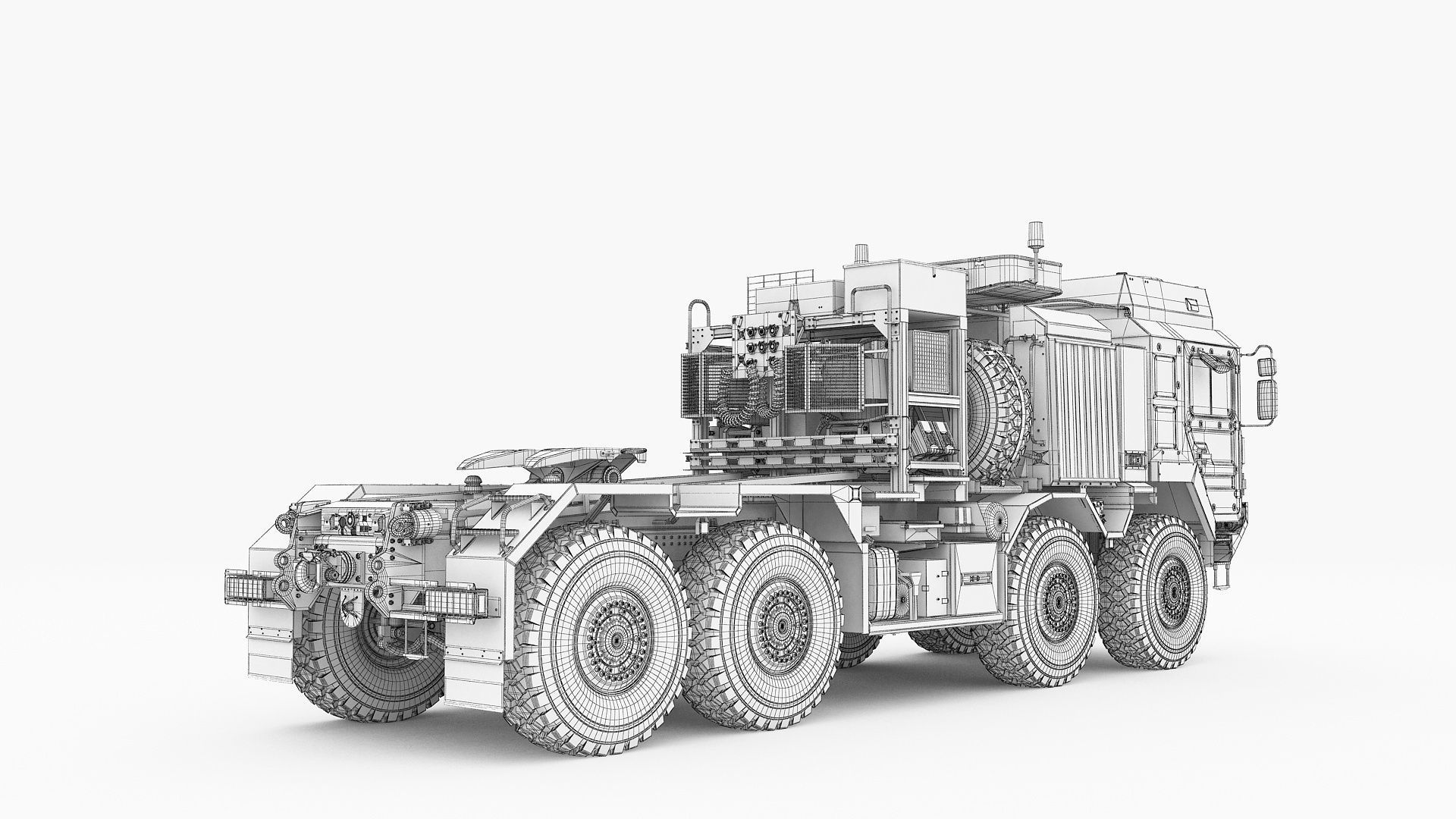 RMMV HX81 Tank transporter 3D model_20