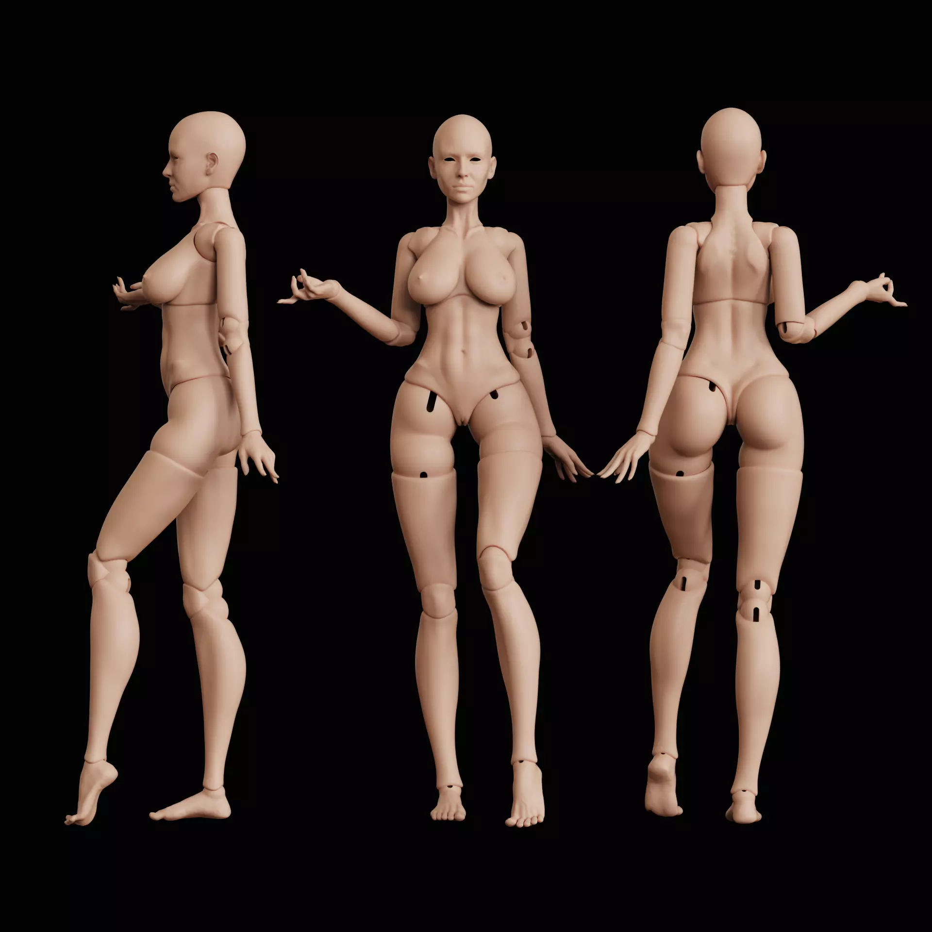 BJD doll Yennefer 60 cm 3D print model_0