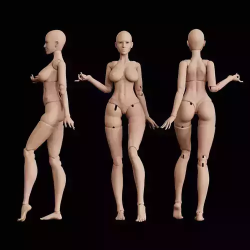 BJD doll Yennefer 60 cm 3D print model