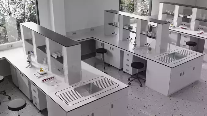 Laboratory 3D model