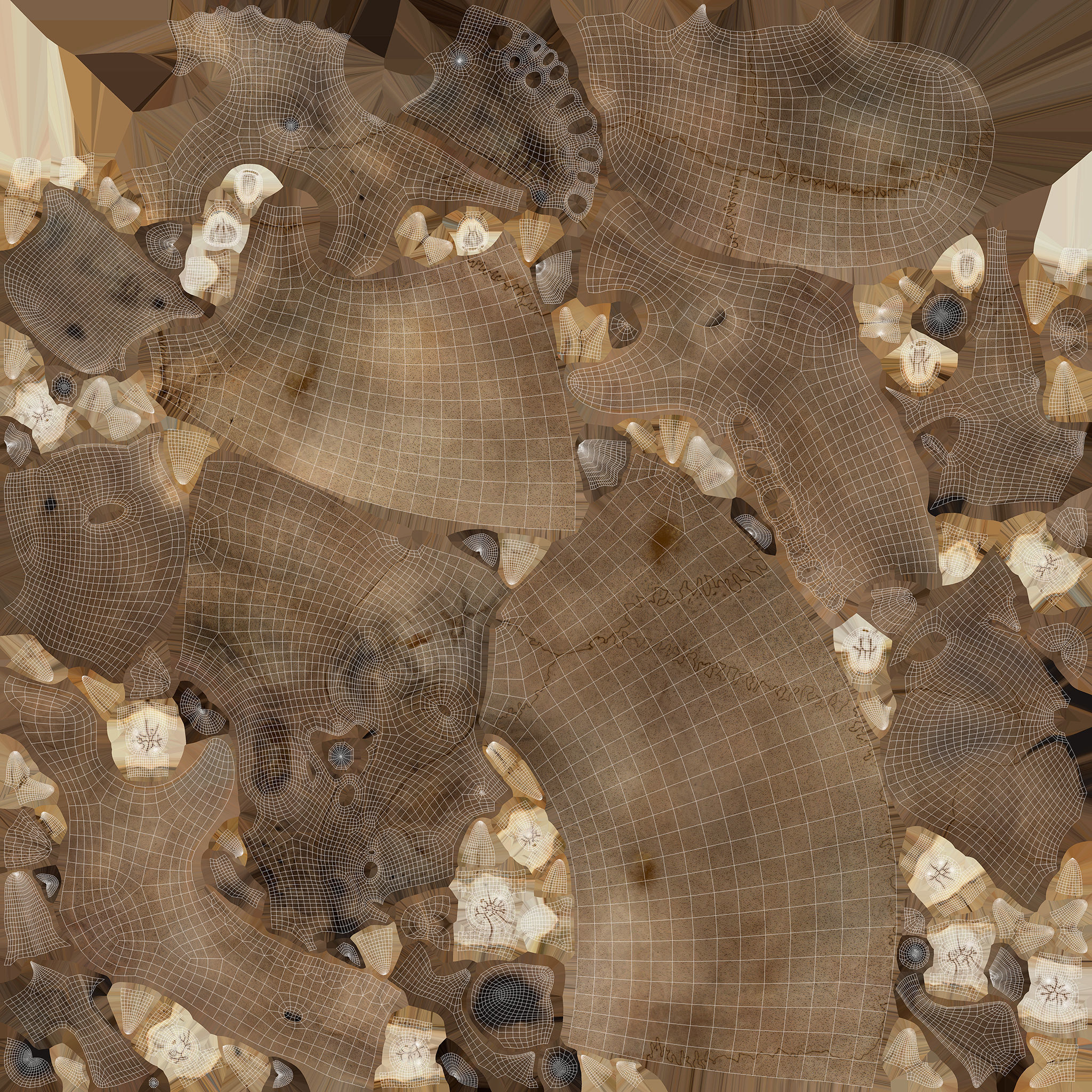 Realistic human skull 01 Low-poly 3D model_8