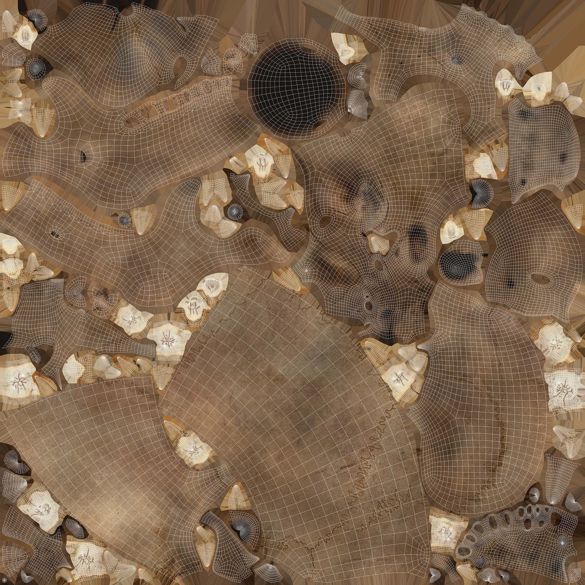 Realistic human skull 01 Low-poly 3D model_9