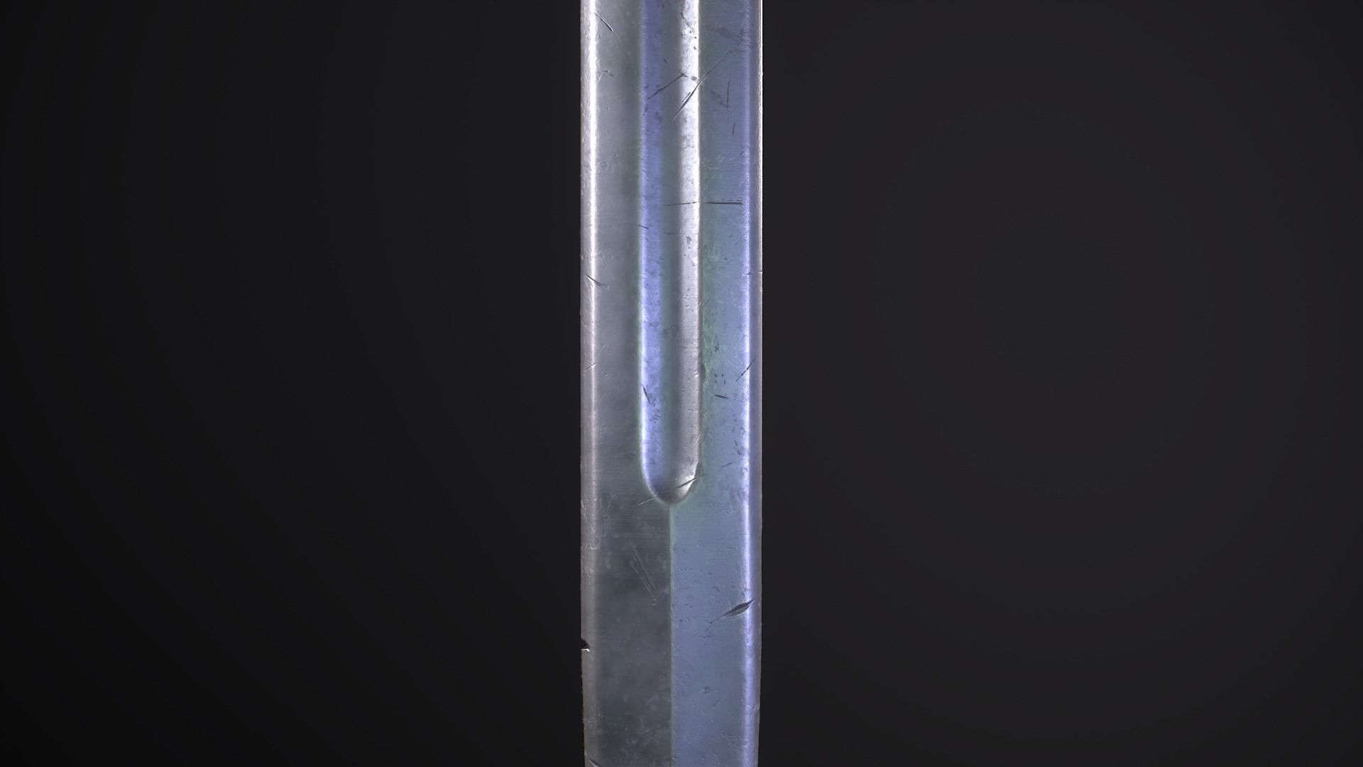 Zweihander Greatsword PBR Gameready Low-poly 3D model_11