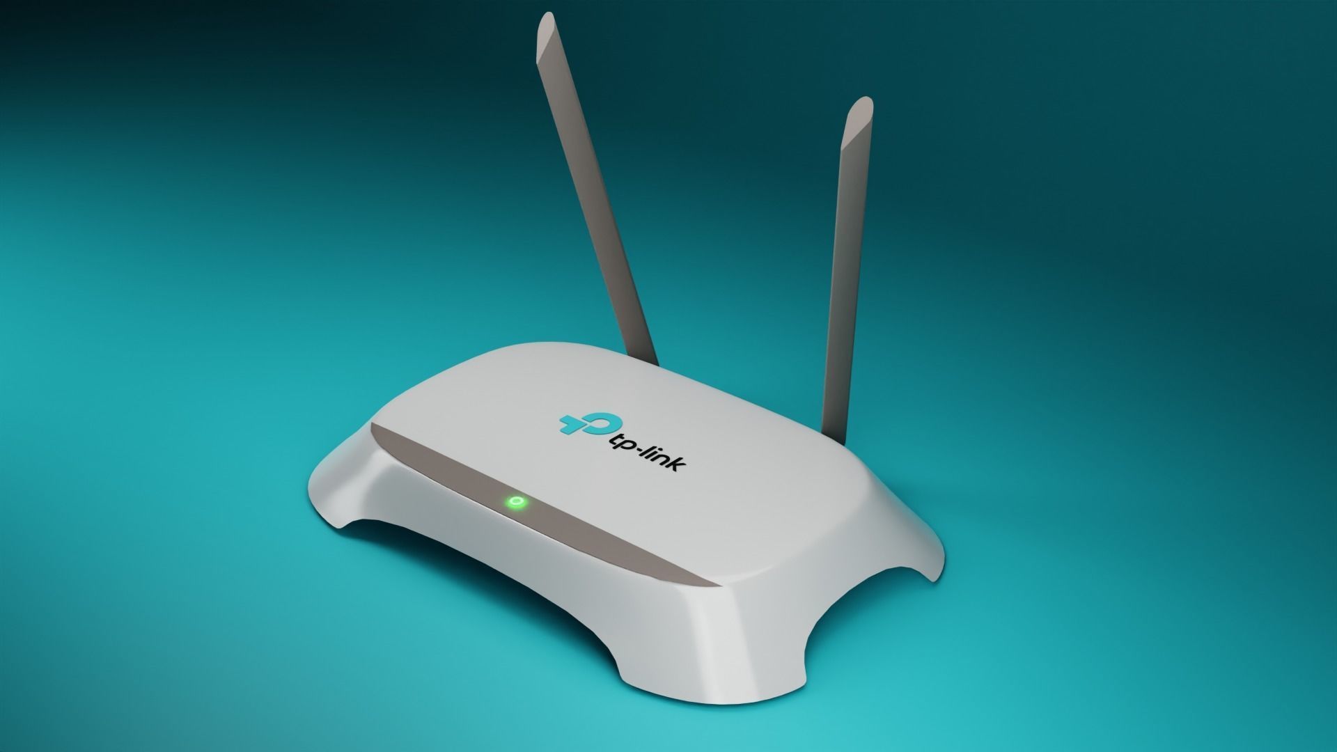 Tp-link Router 3D model_4