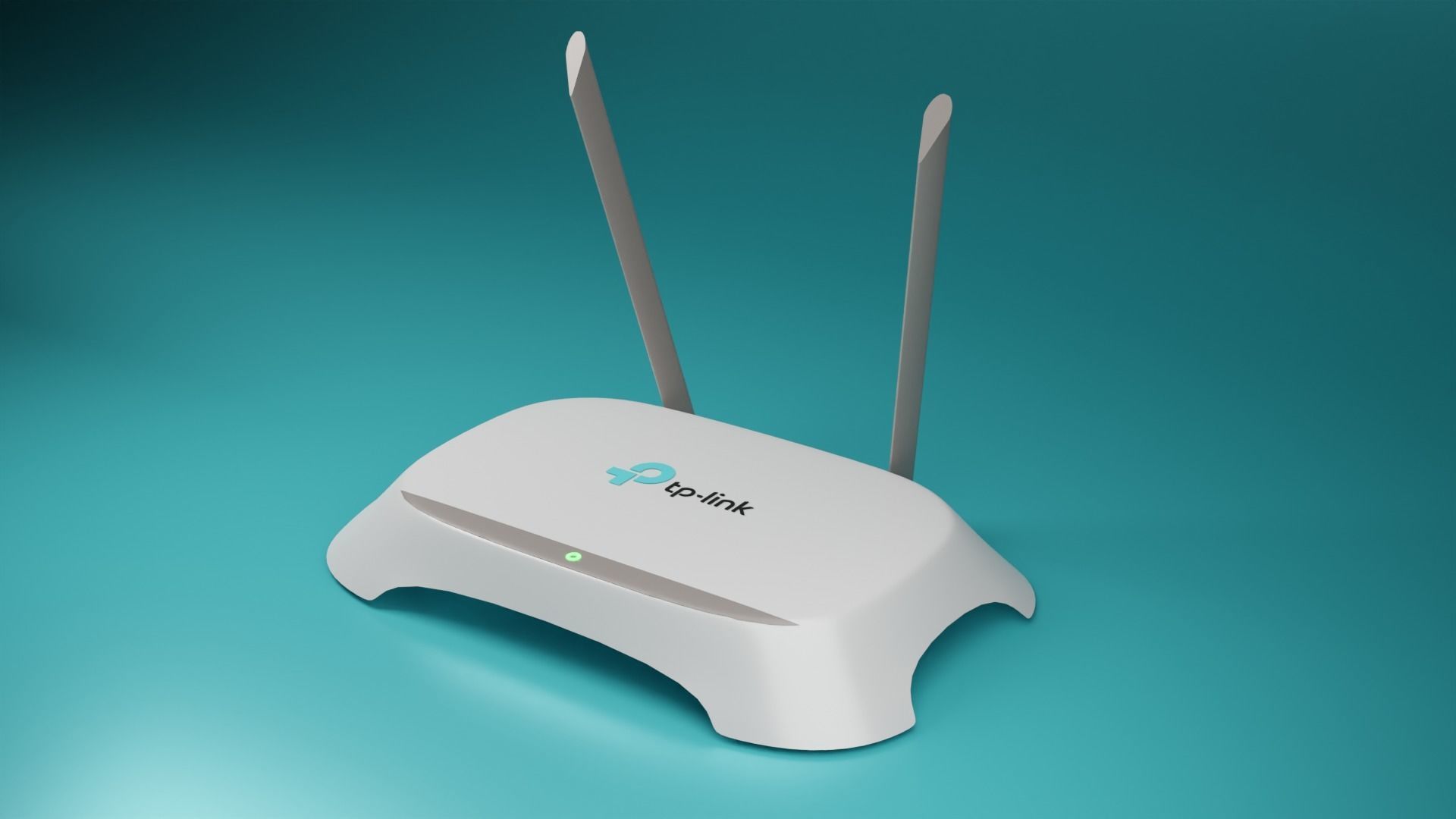 Tp-link Router 3D model_1