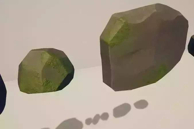 Stylized Game-Ready Small Rocks